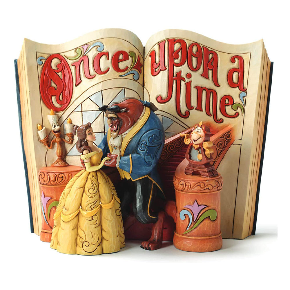 Jim Shore Disney's Beauty and Beast Storybook Figurine 4031483