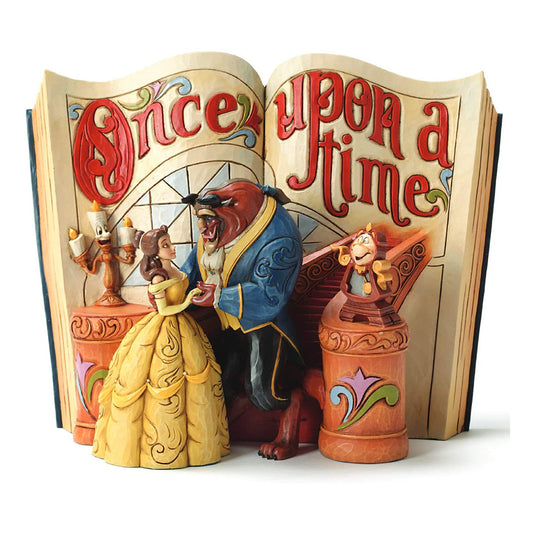 Jim Shore Disney's Beauty and Beast Storybook Figurine 4031483