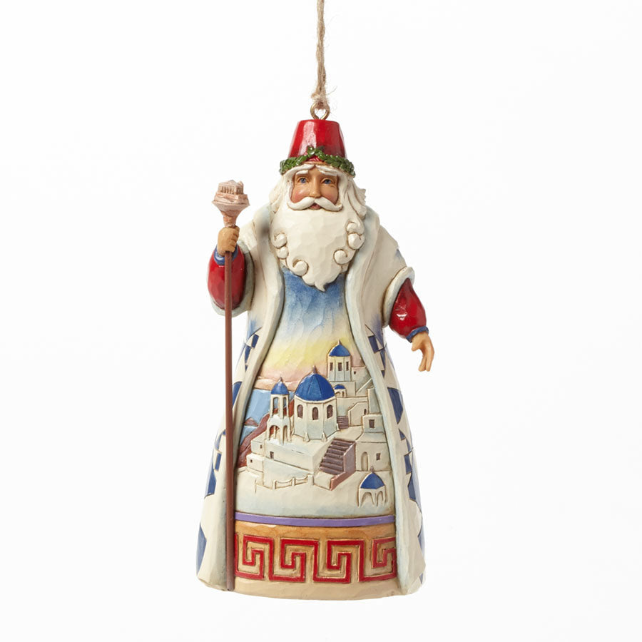 Greek Santa Ornament 4041112 by Jim Shore