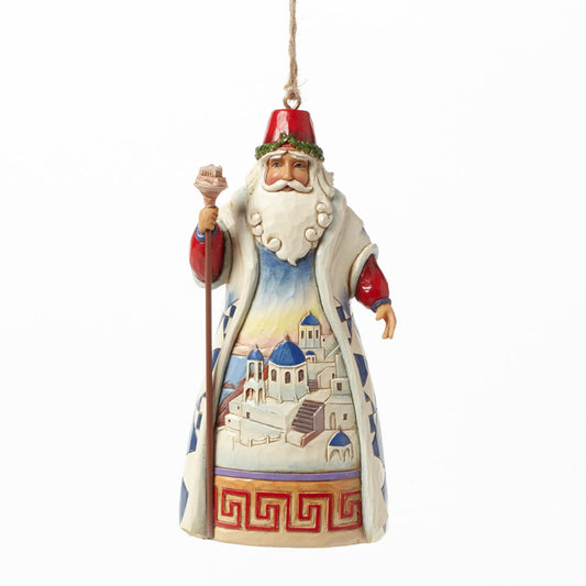 Greek Santa Ornament 4041112 by Jim Shore
