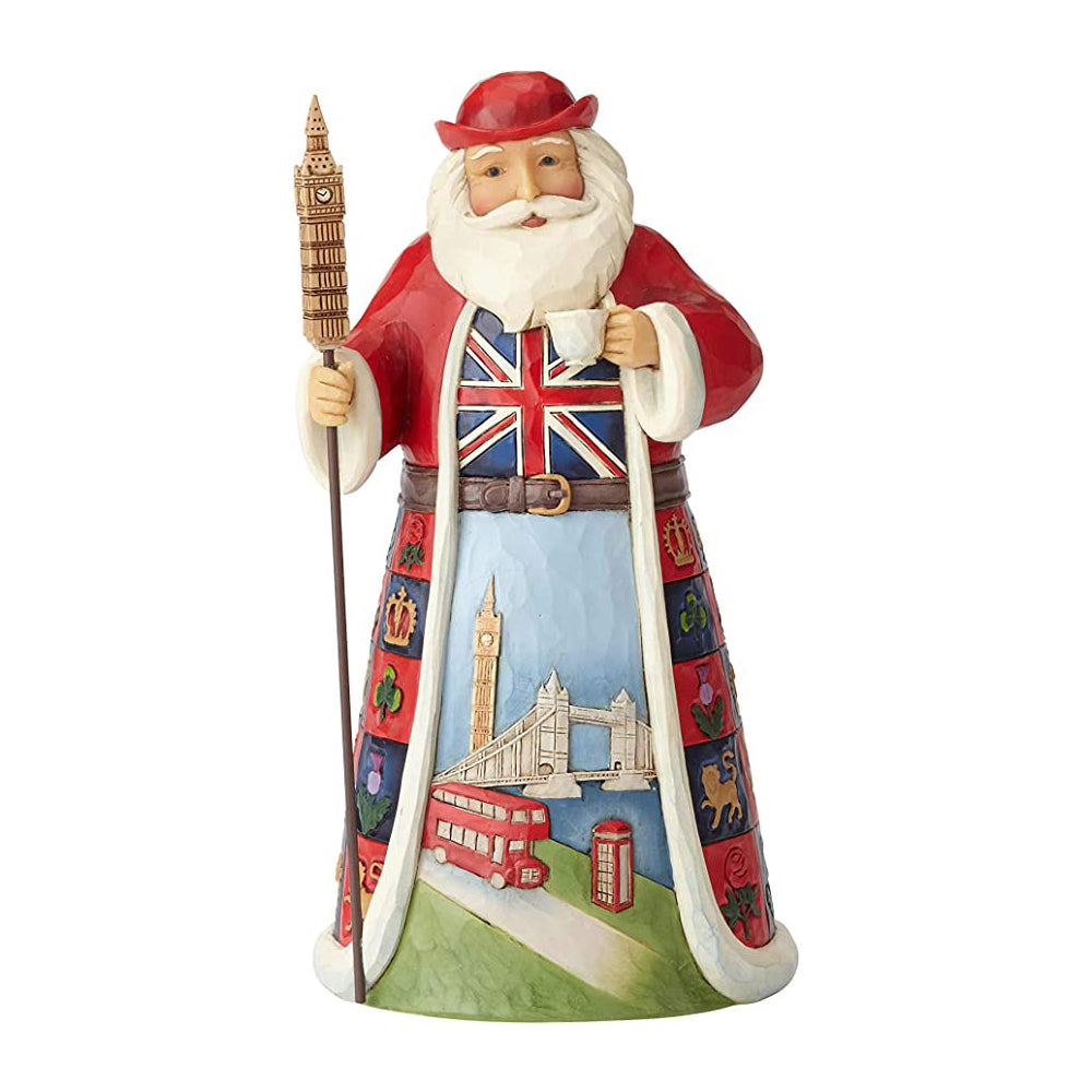 Jim Shore British Santa Figurine 6001452