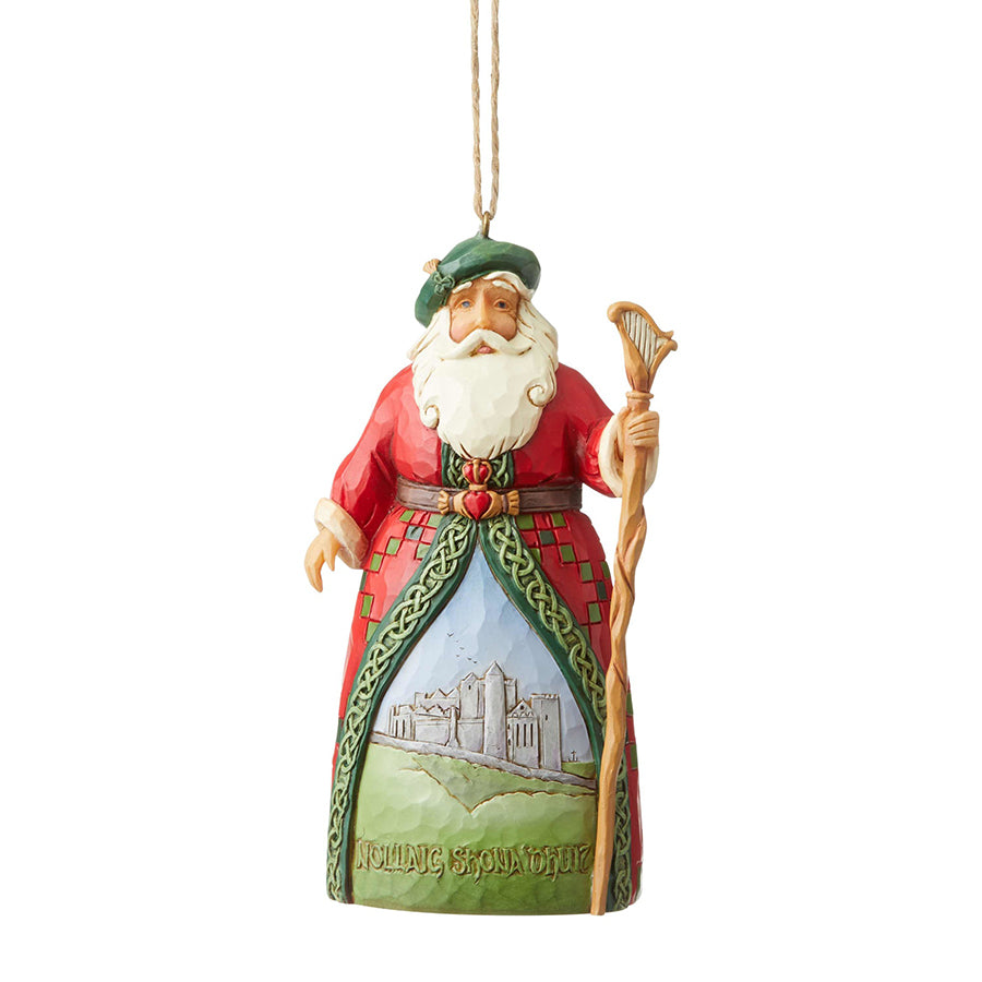 Irish Santa Ornament 6004309 by Jim Shore