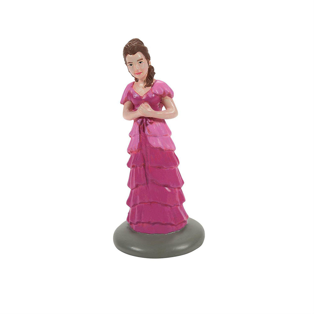 hermione in pink dress Department 56 Hermione In Her Dress Robes Harry Potter Village