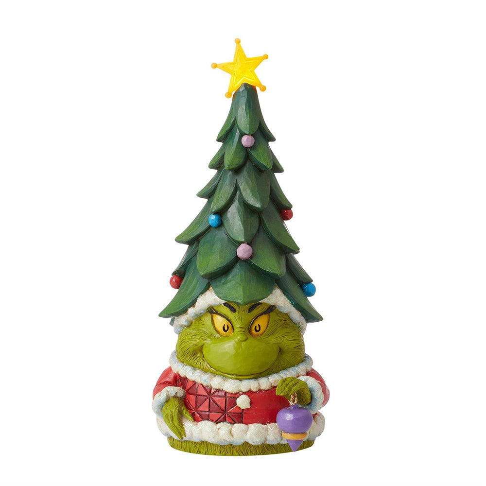 Jim Shore Grinch Gnome with Tree Hat Figurine 6012703