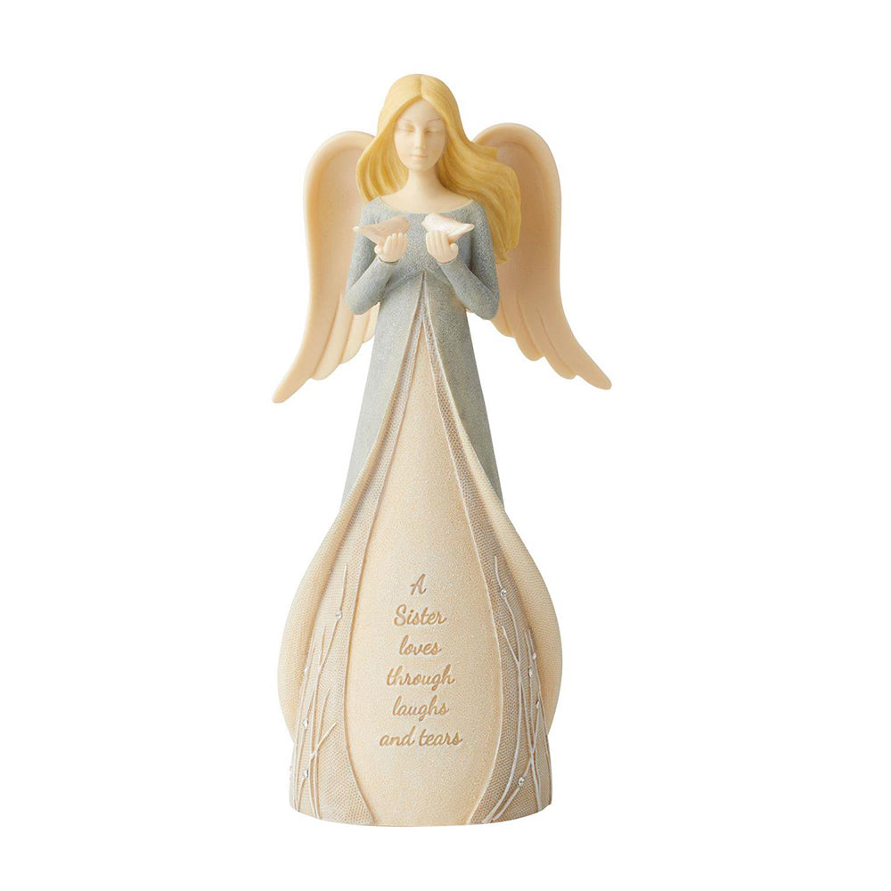 Sister Angel Figurine 6013013 by Enesco's Foundations
