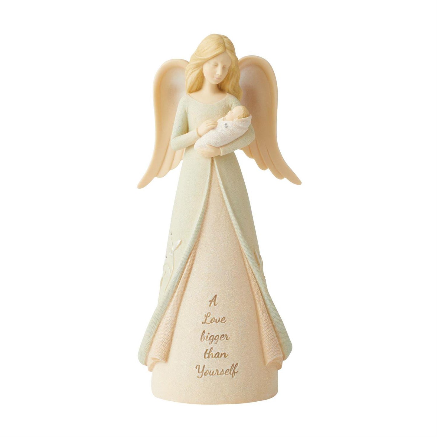New Mom Angel Figurine 6013015 by Enesco's Foundations