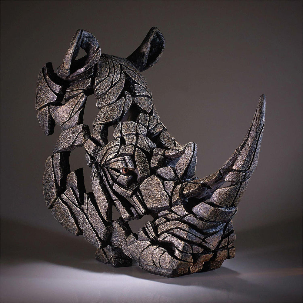 Rhinoceros Bust Sculpture 6013030 by Edge Sculpture