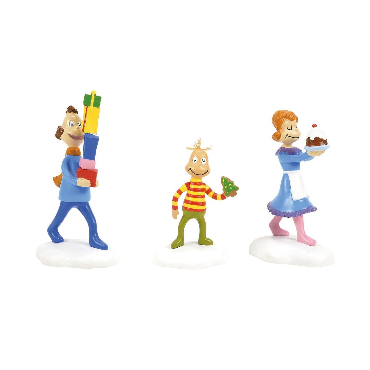 Department 56 WHO Friends & Neighbors set of Three Figurines 6013667