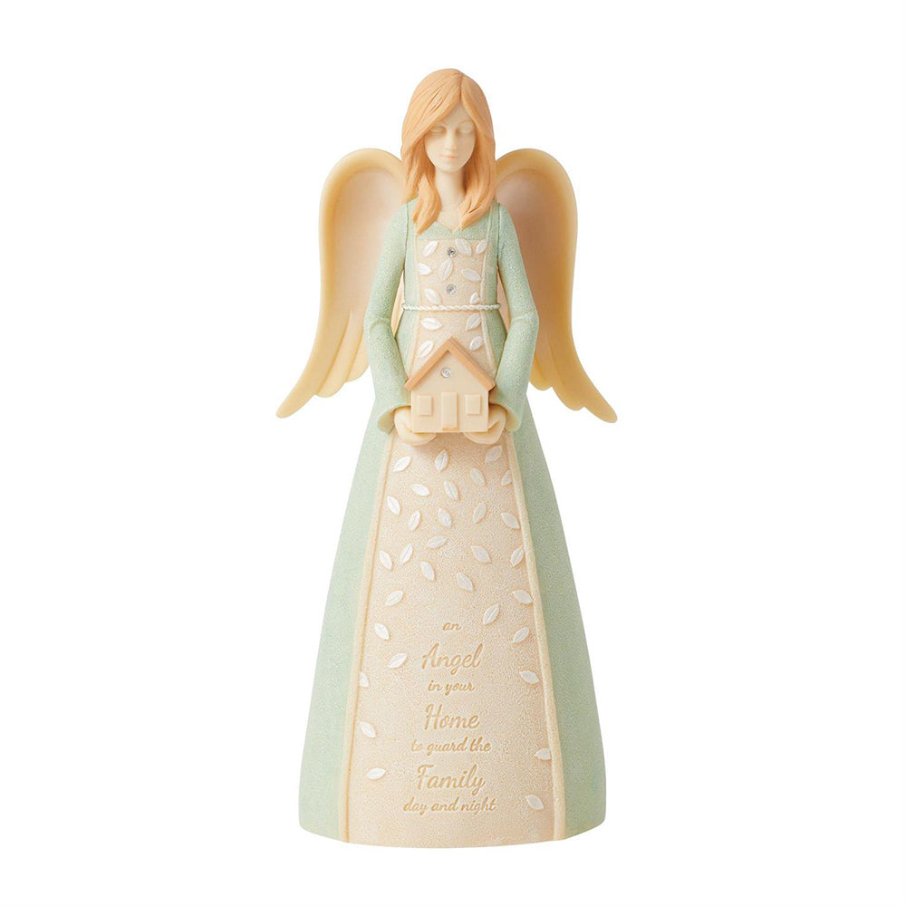 Family Keeper Angel Figurine 6014269 by Enesco's Foundations