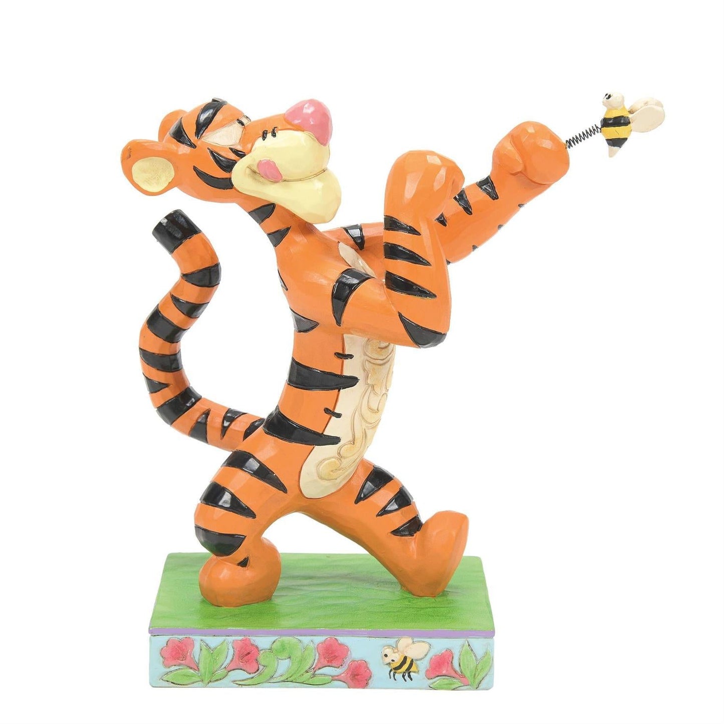 Jim Shore Disney's Winnie the Pooh Tigger Fighting Bee Figurine 6014319