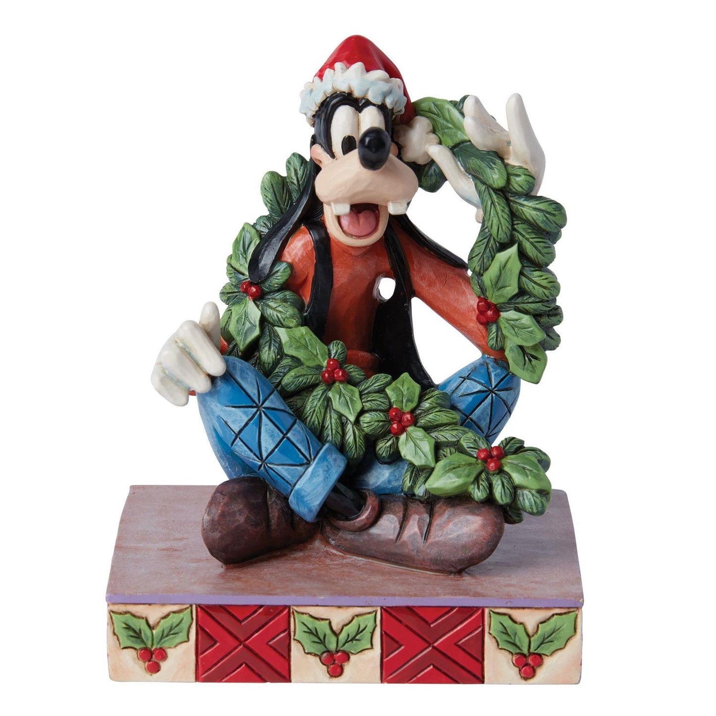 Jim Shore Disney's Goofy Christmas Holiday Figurine 6015011