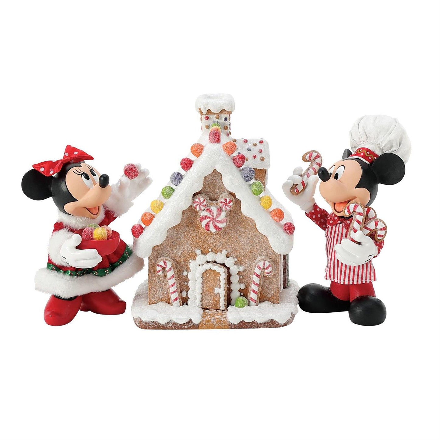 Department 56 Minnie & Mickey's Gingerbread House Figurine 6016447