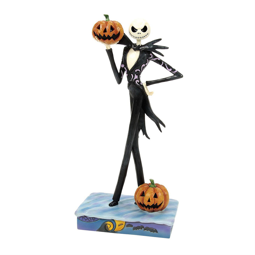 Jim Shore Disney's The Nightmare Before Christmas Jack Holding Pumpkin Figurine 6016592