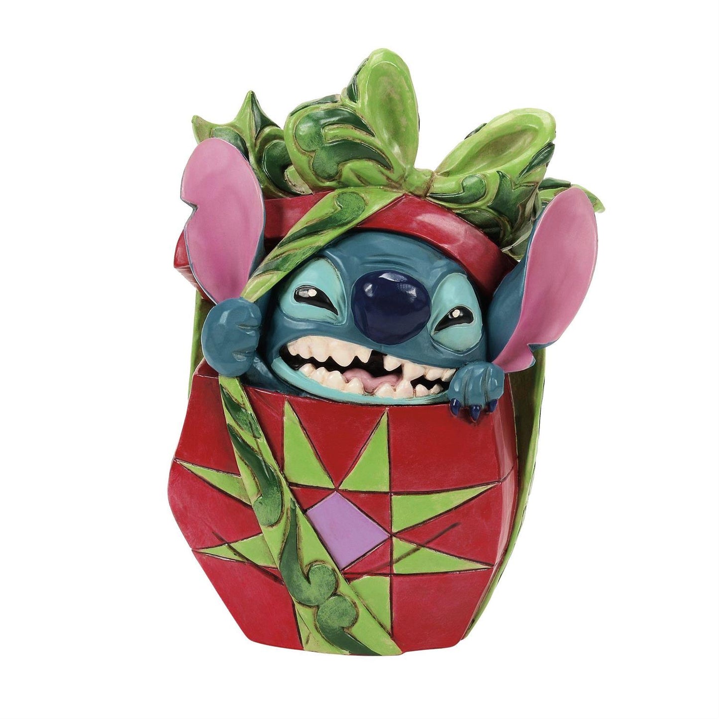 Jim Shore Disney's Stitch Tearing Present Figurine 6016598