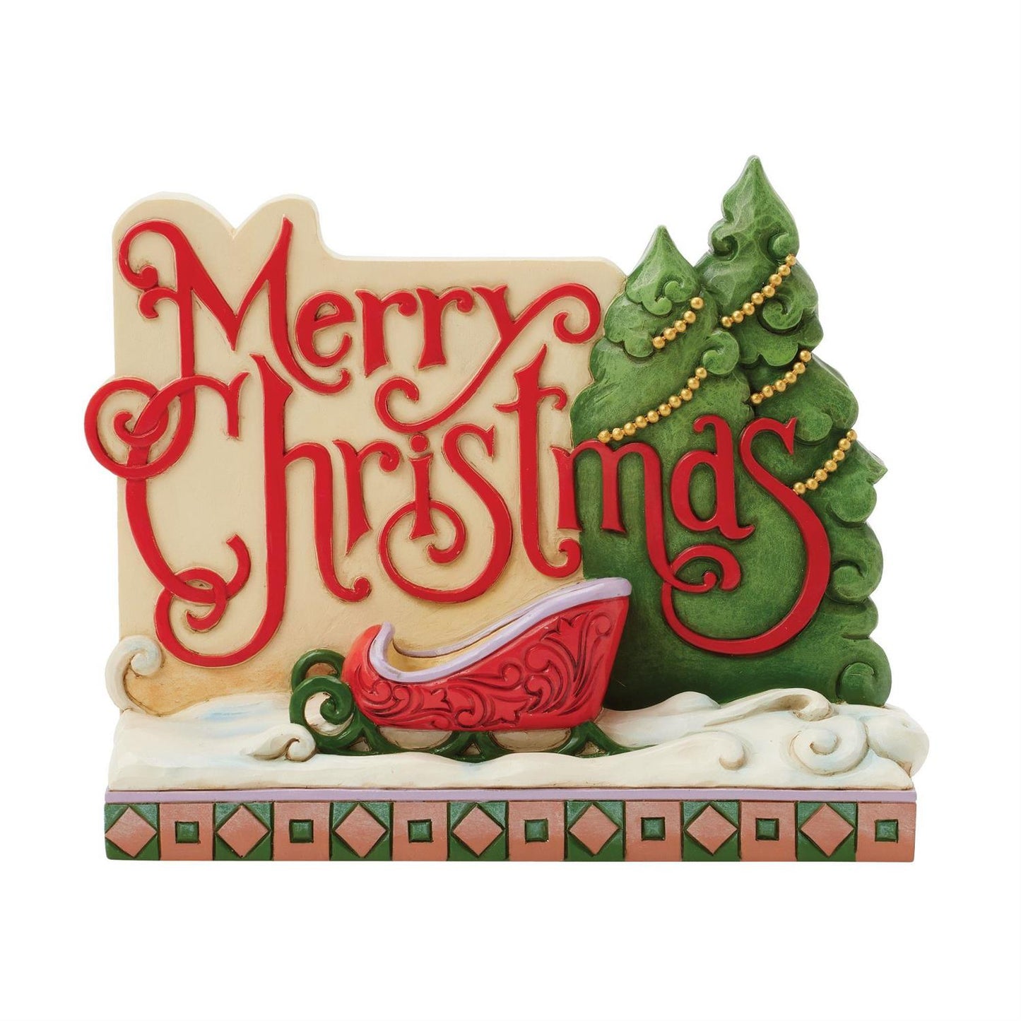 Jim Shore Christmas at the Lodge Merry Figurine 6017033