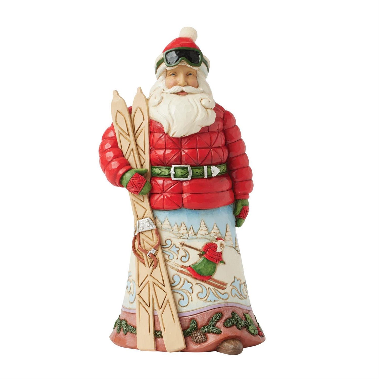 Jim Shore Christmas at the Lodge Santa Figurine 6017037