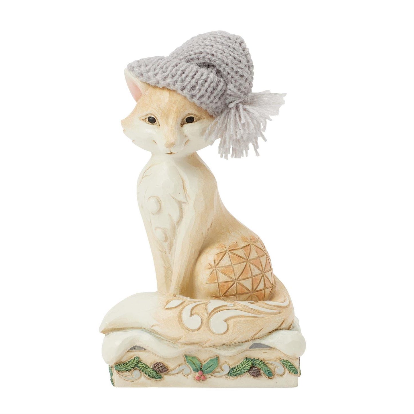Jim Shore Woodland Fox with Knit Hat Figurine 6017179