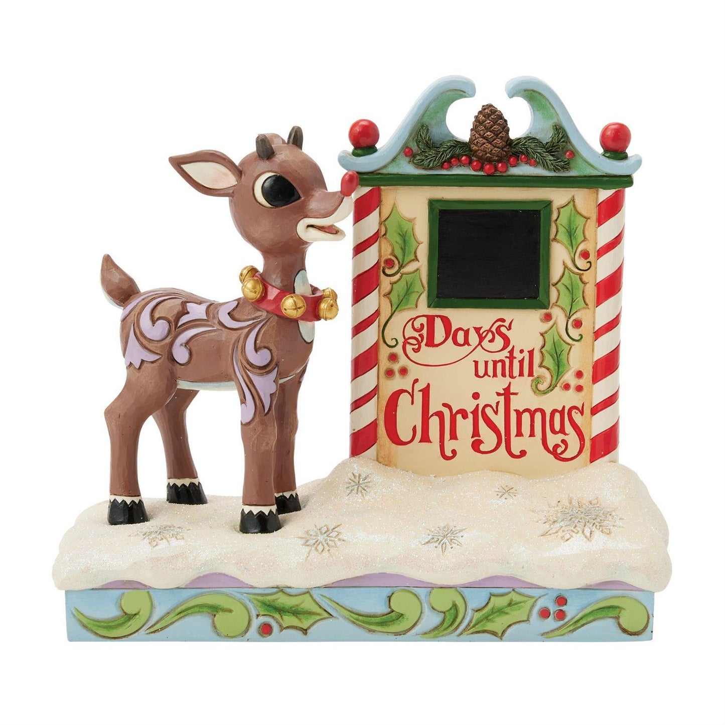 Jim Shore Rudolph Countdown Calendar Figurine 6017189