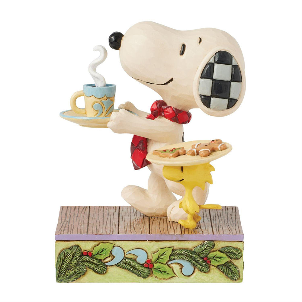 Jim Shore Peanuts Snoopy & Woodstock Cookies Figurine 6017233