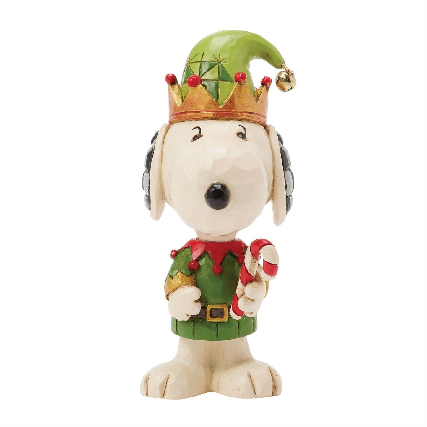 Jim Shore Peanuts Snoopy Christmas Elf Mini Figurine 6017239
