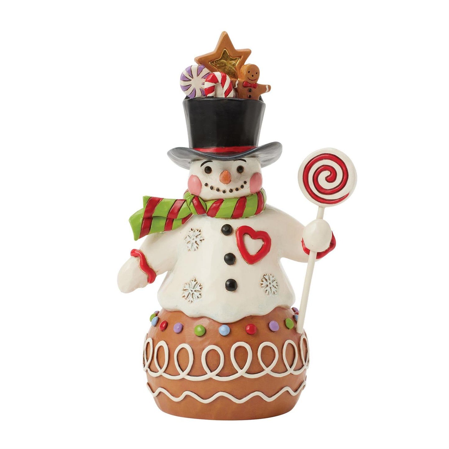 Jim Shore Gingerbread Snowman Figurine 6017265