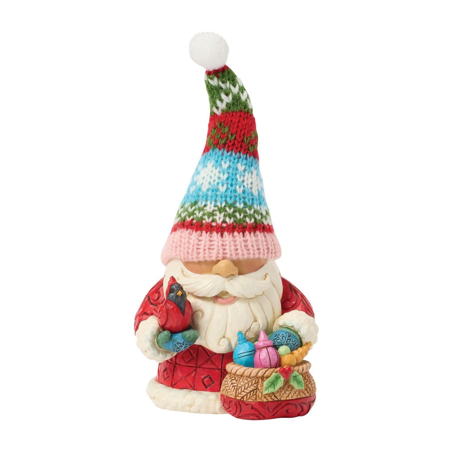 Jim Shore Holiday Gnome Knit Hat Figurine 6017285