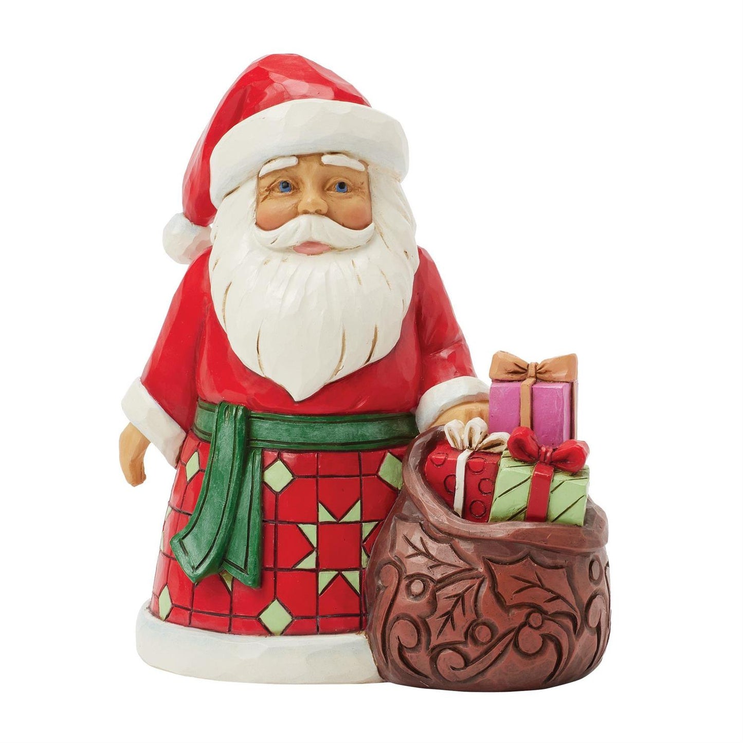 Jim Shore Santa with Toy Bag Pint Figurine 6017296