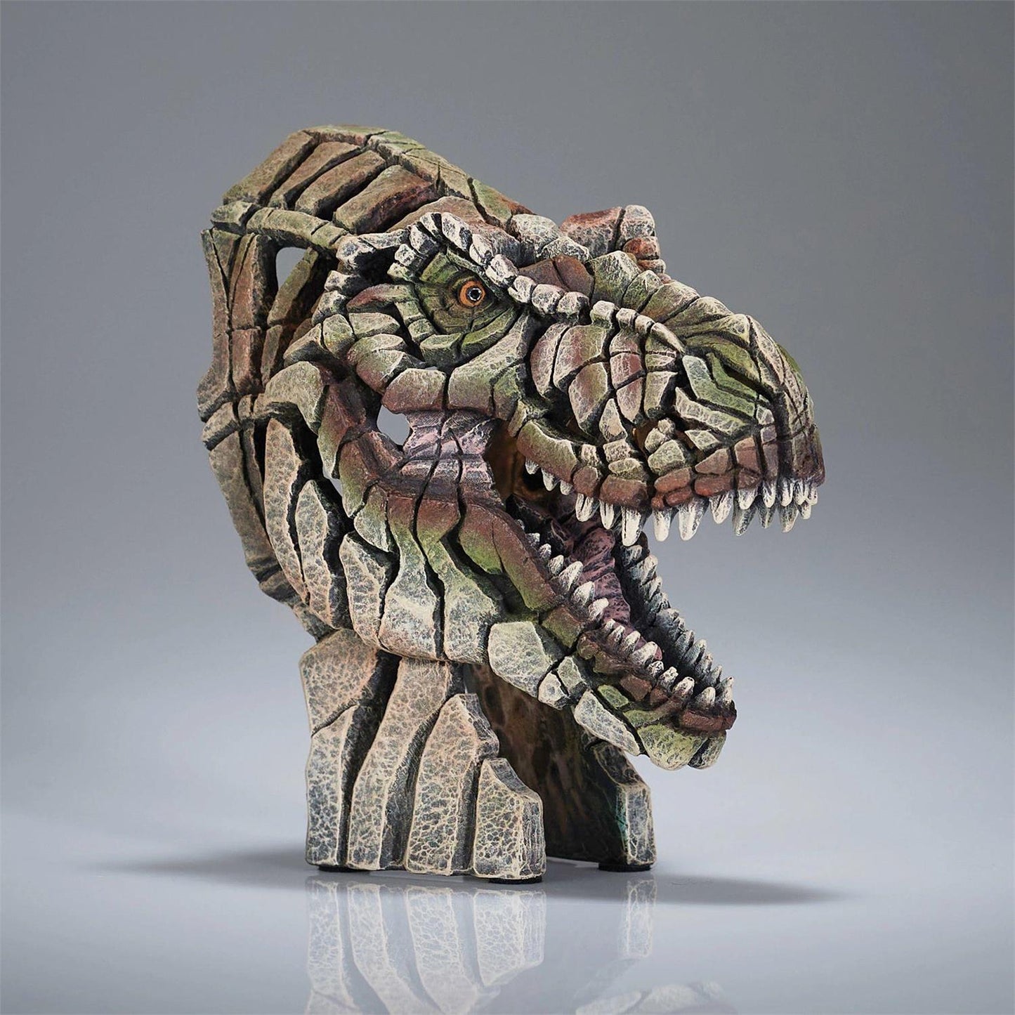 Edge Sculpture Miniature T-Rex Bust Figure Sculpture 6017683