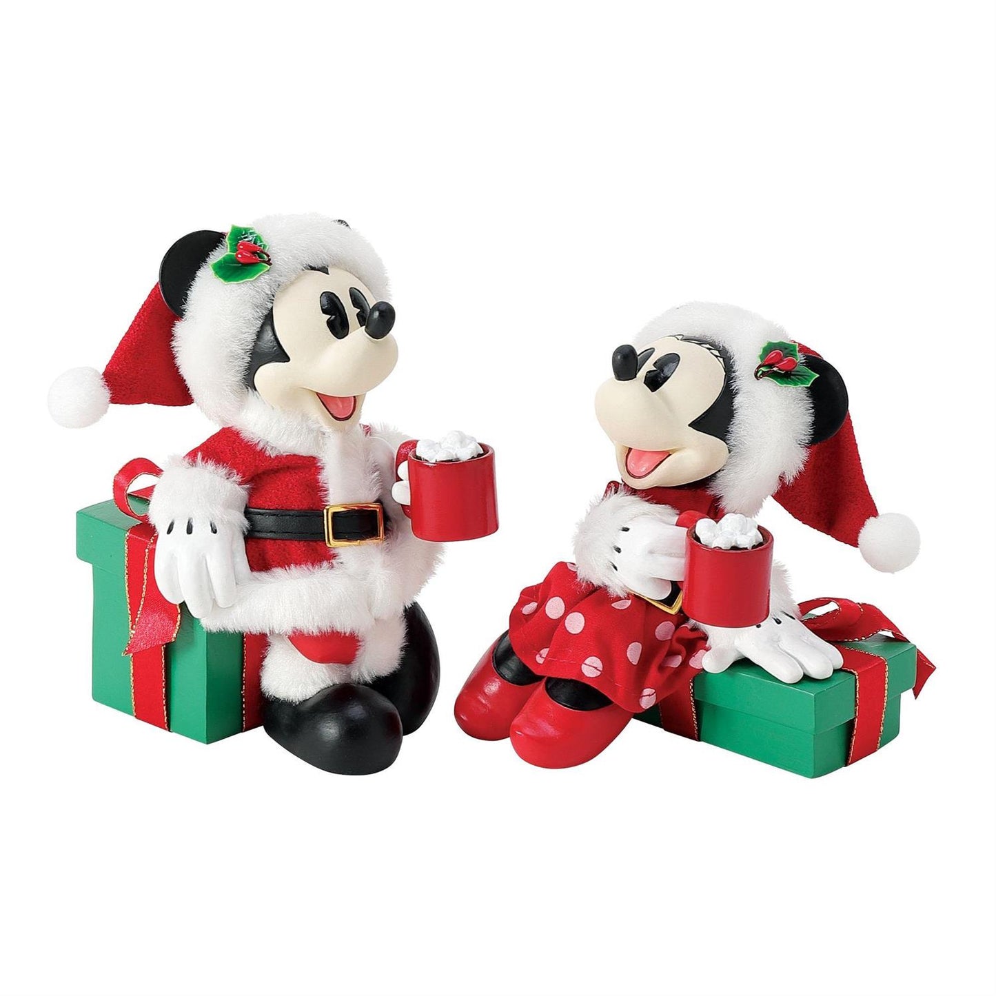 Department 56 Disney's Mickey's Cocoa Break set of Two Figurines 6017721