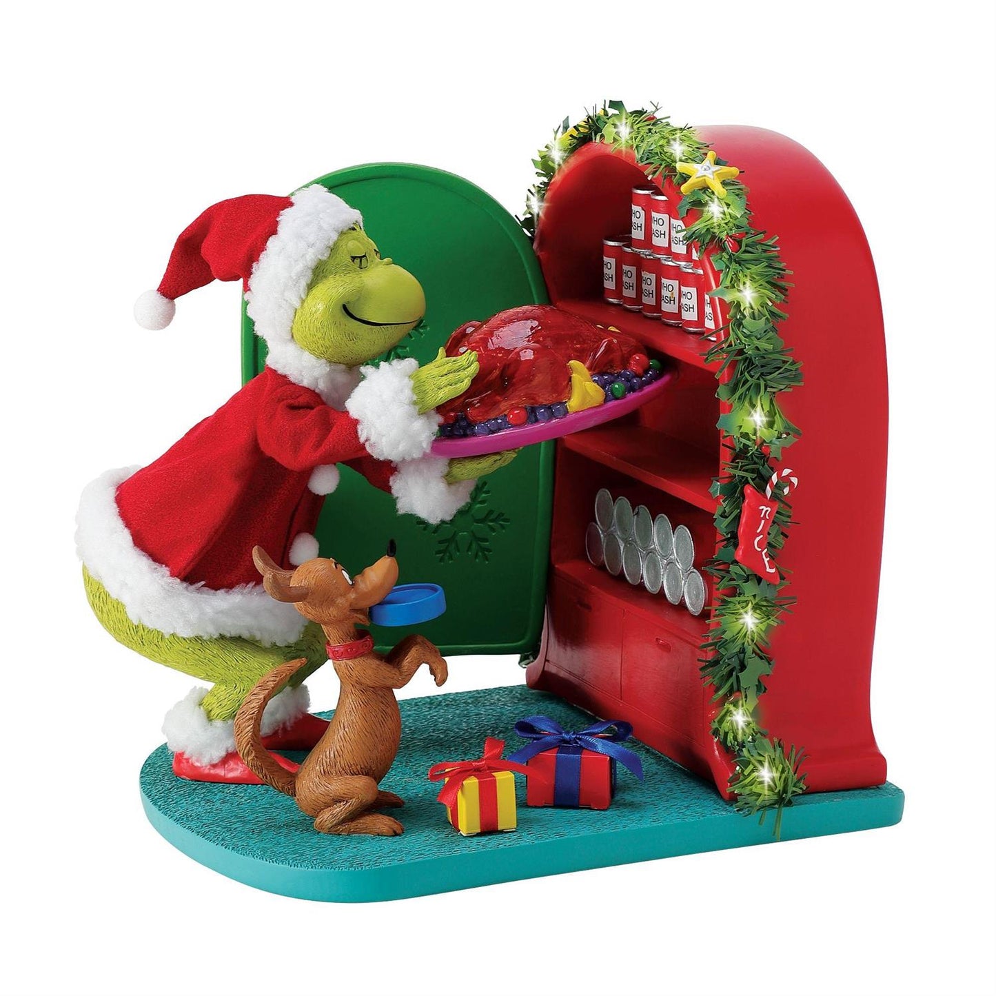 Department 56 Grinch Christmas Dinner Figurine 6017728
