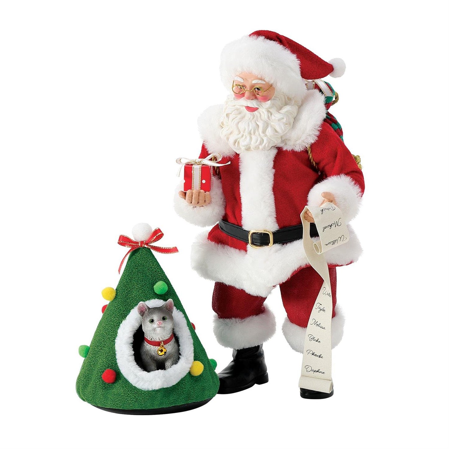 Department 56 Santa Cat Tree-ts Figurine 6017812