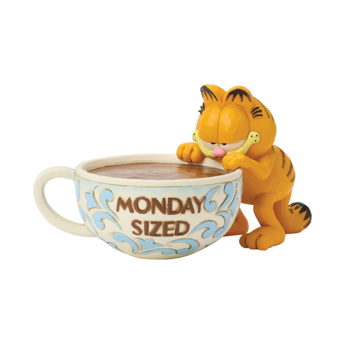 Jim Shore Garfield with Oversized Coffee Figurine 6017907