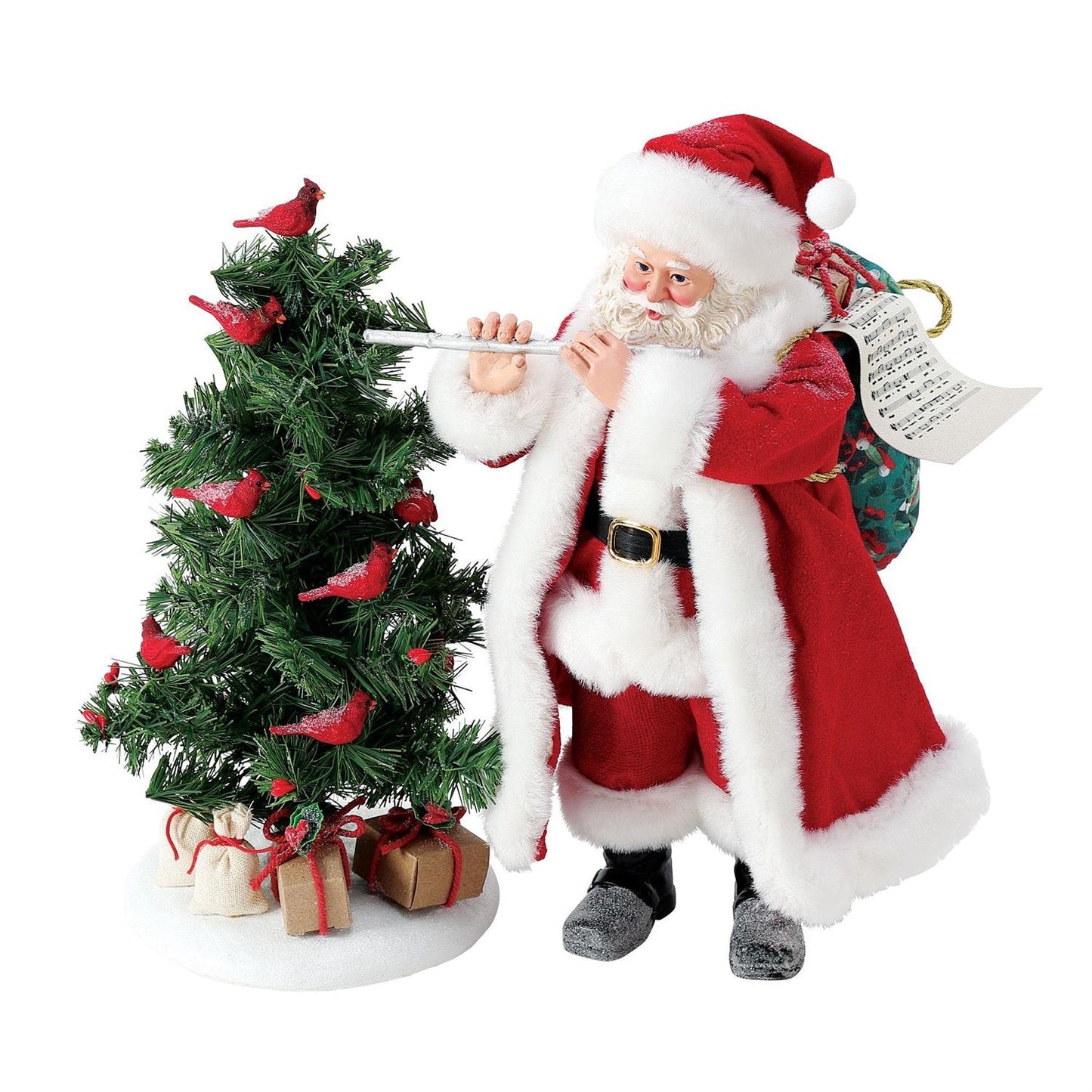 Department 56 11 Pipers Piping Santa Figurine 6018267