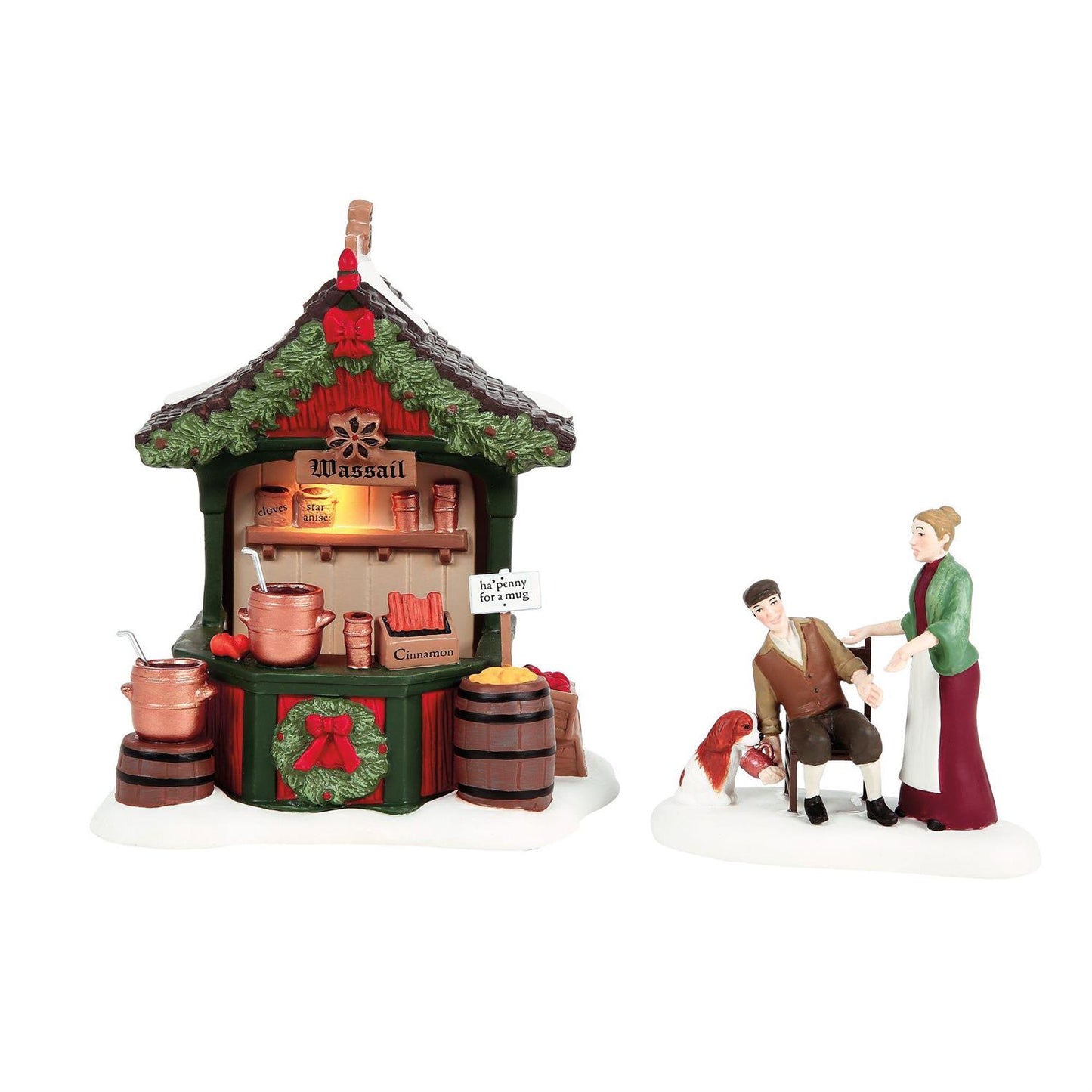 Department 56 Wassail Booth - Set of Two 6018316