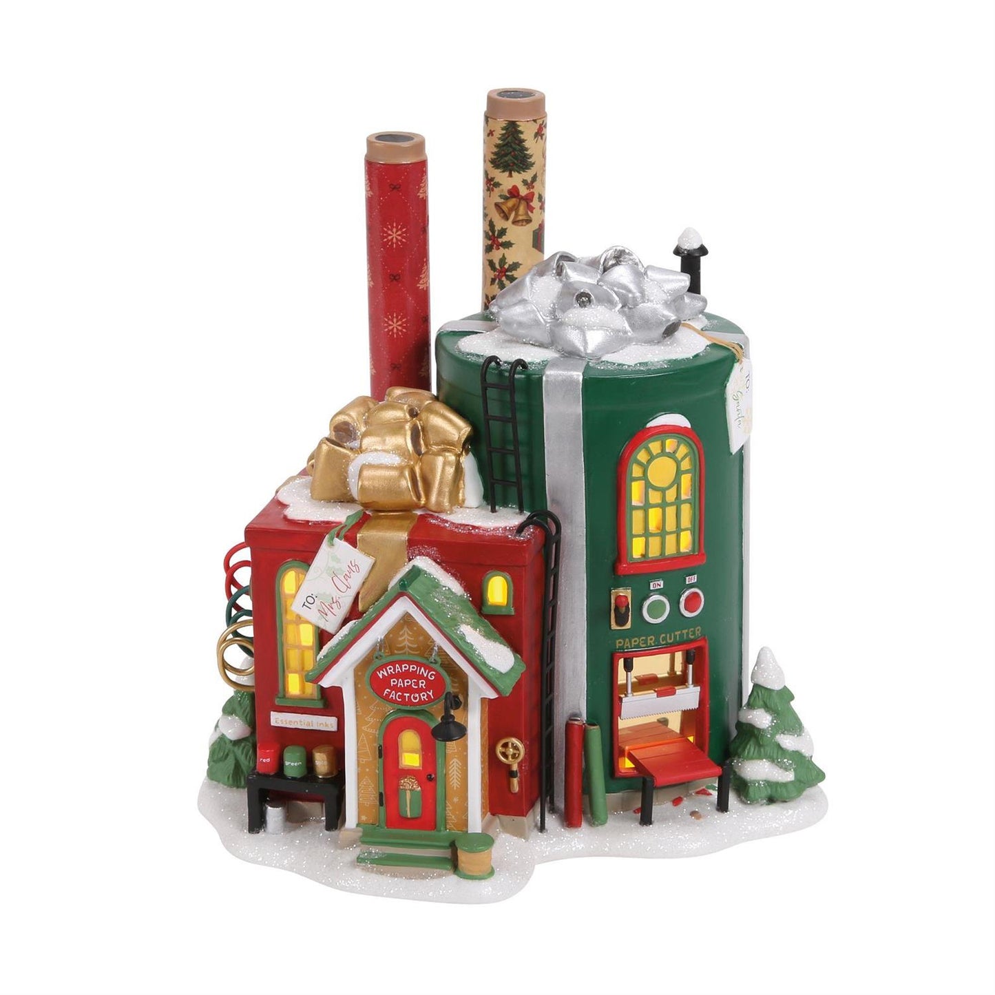 Department 56 Wrapping Paper Factory 6018362