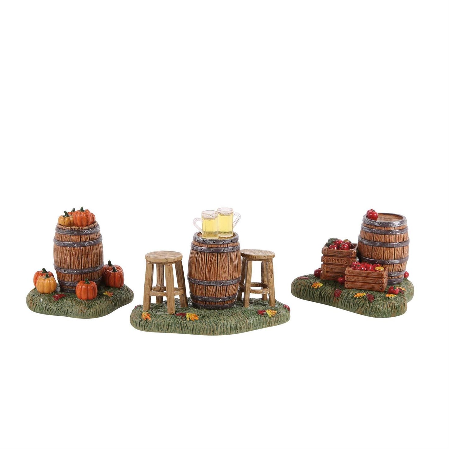 Department 56 Barrels of Fun - Set of Three Figurines 6018478