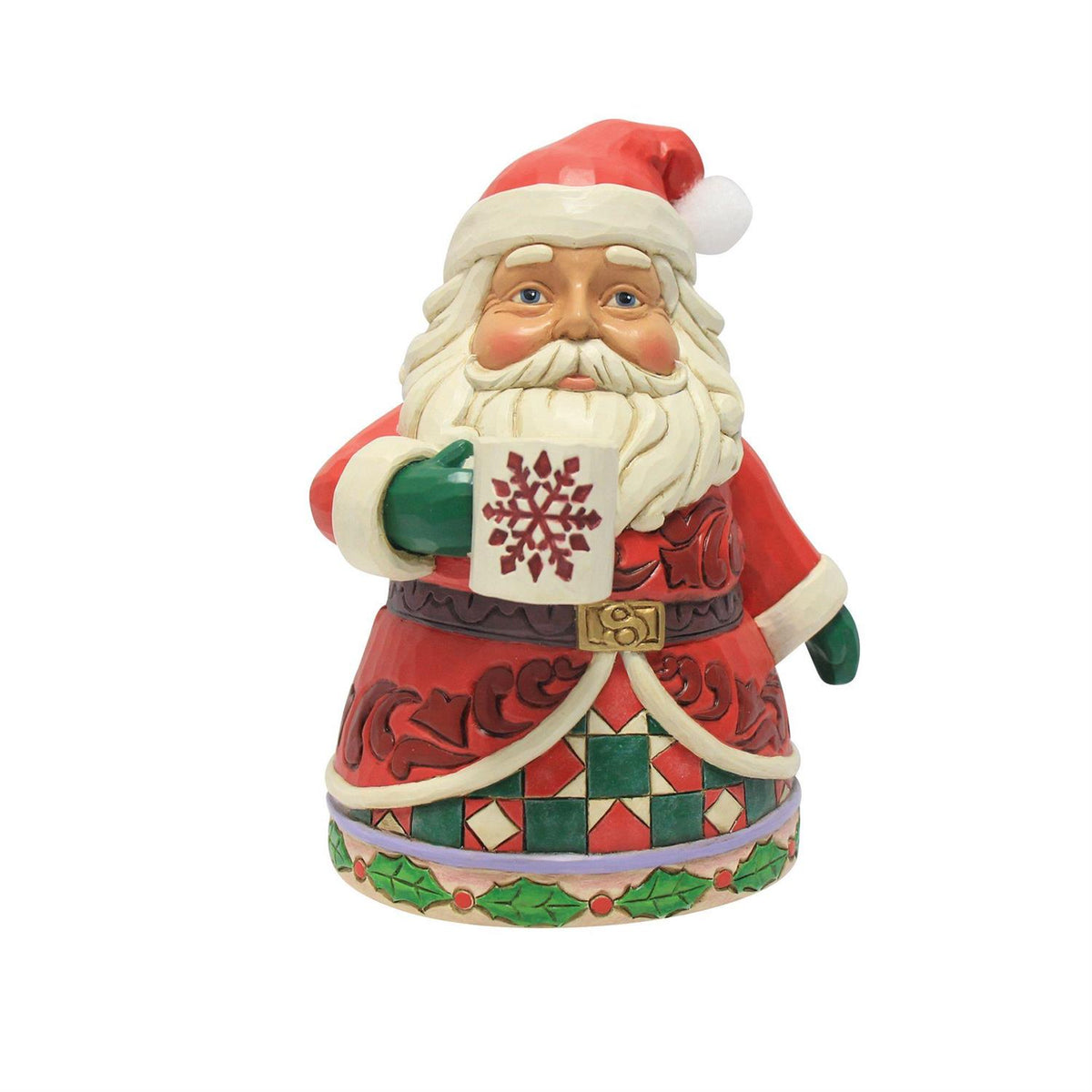Jim Shore Santa Drinking Hot Cocoa Figurine 6019098