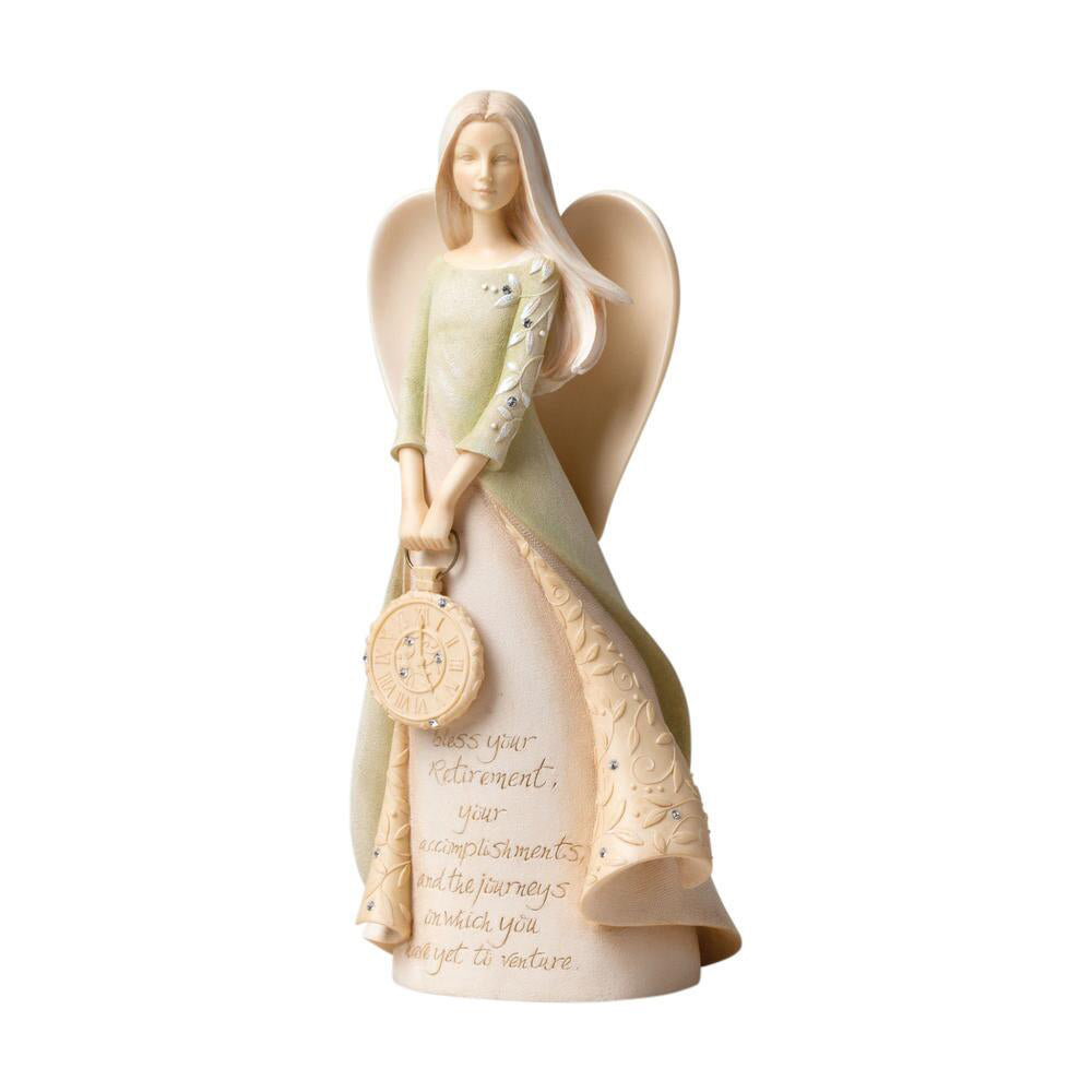 Retirement Angel Figurine 4036736 by Enesco's Foundations