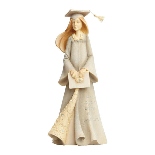 Graduation Girl Figurine 4044086 by Enesco's Foundations
