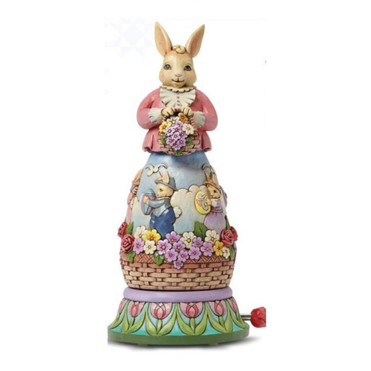 Easter Rotating Musical Bunny Figurine 4044668 by Jim Shore