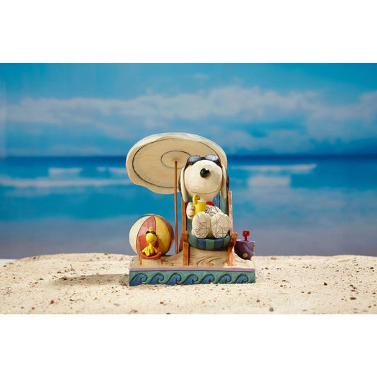 Snoopy and Woodstock at Beach Figurine 4049415 by Jim Shore