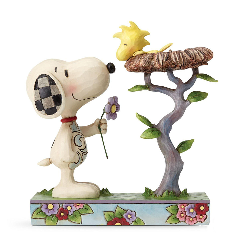 Peanuts Snoopy with Woodstock in Nest Figurine 4054079 by Jim Shore