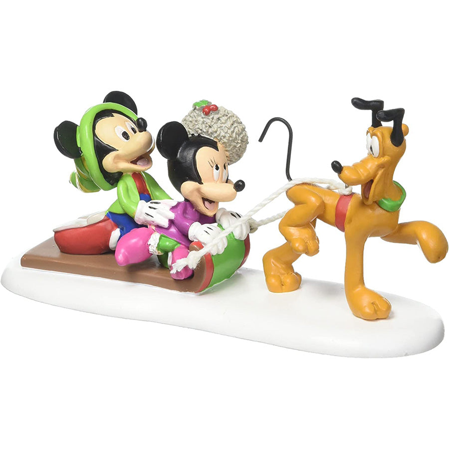 Disney's Pluto Toboggan Ride Figurine 4057263 by Department 56