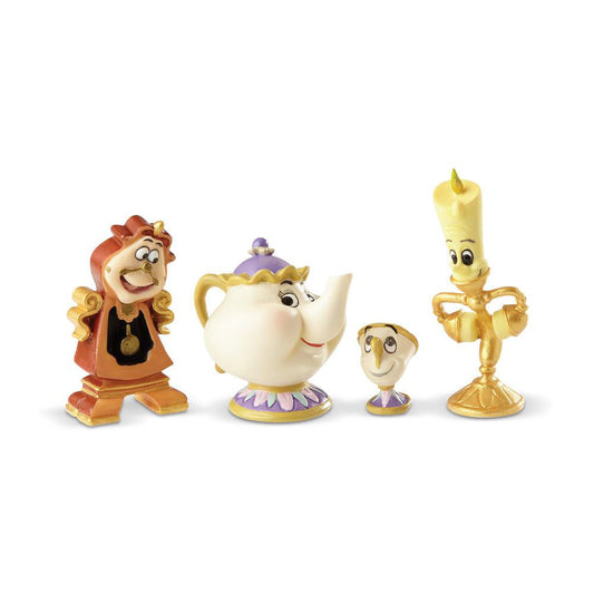 Disney's Beauty and the Beast Enchanted Objects Set Figurines 4060076 by Disney Showcase