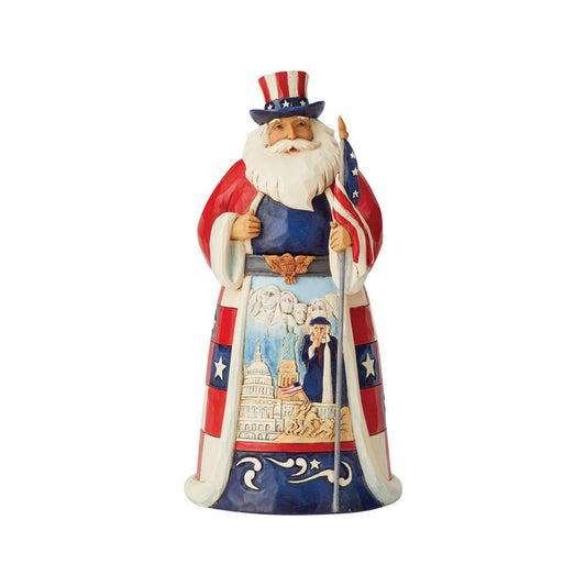 America Santa Around the World Figurine 6001474 by Jim Shore
