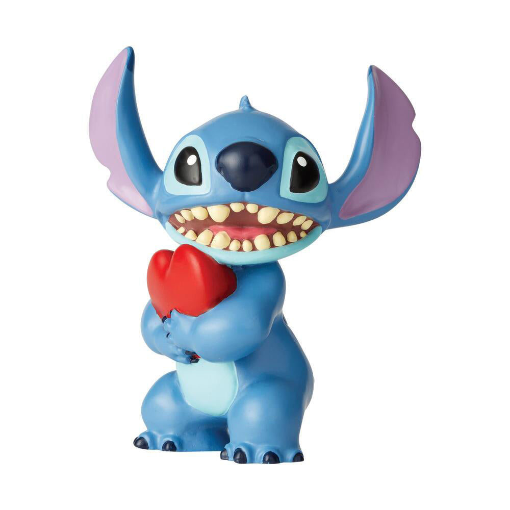 Disney's Stitch with Heart Mini Figurine 6002185 by Disney Showcase