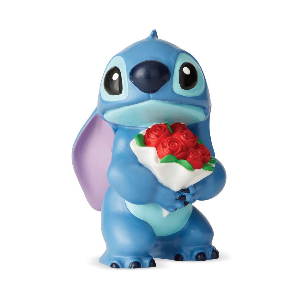 Disney's Stitch with Flowers Mini Figurine 6002186 by Disney Showcase