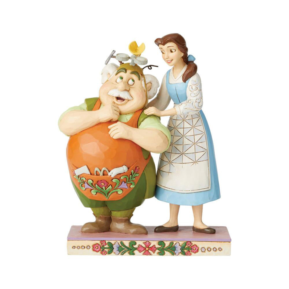 Disney's Belle and Maurice the Inventor Figurine 6002806 by Jim Shore