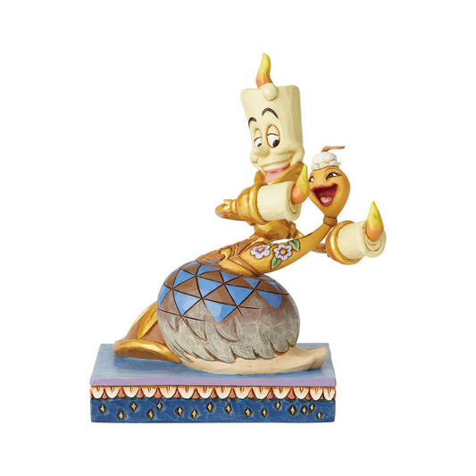 Disney's Lumiere & Feather Duster Figurine 6002814 by Jim Shore