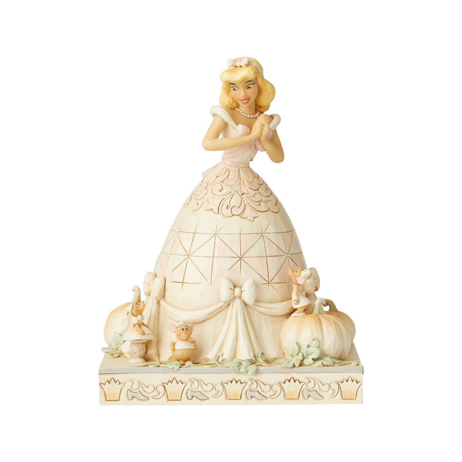 Disney's White Woodland Cinderella Figurine 6002816 by Jim Shore